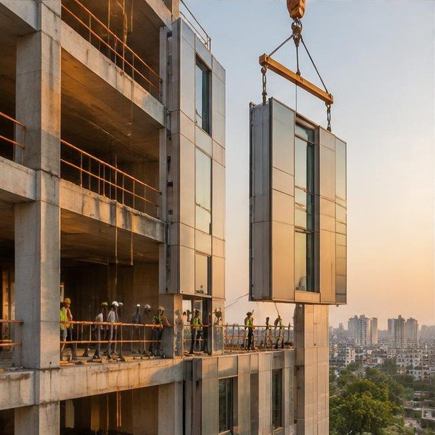 Construction work package visualization: Envelope & cladding for Commercial Developments