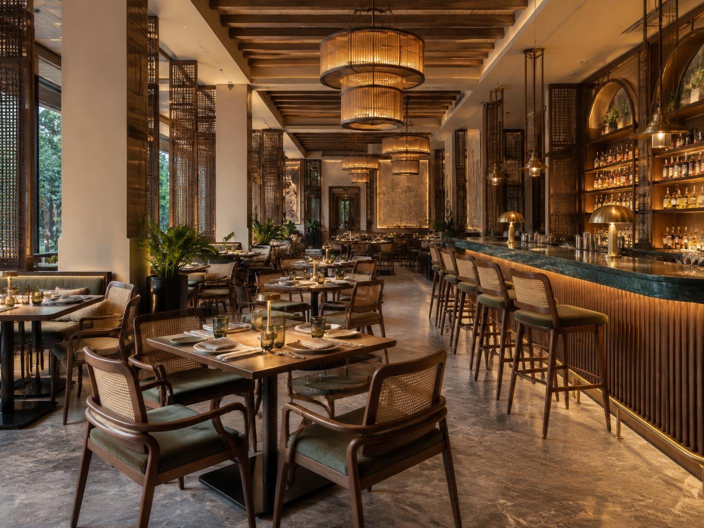Restaurant and hospitality interior