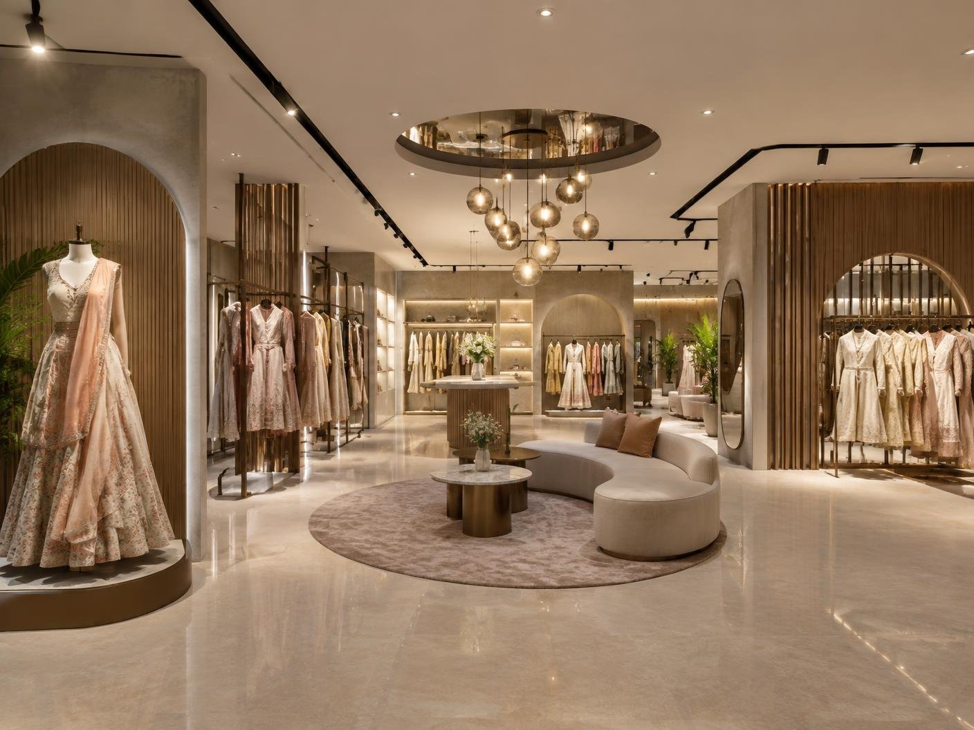 Retail showroom interior
