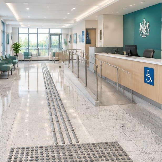 Design concept visualization of compliance / accessibility fit-out for government & institutions