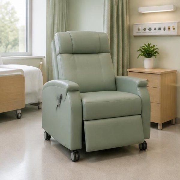 Patient recliners produced by Woods Genie for healthcare spaces