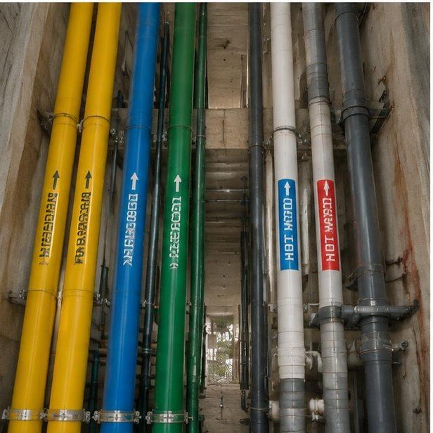Construction work package visualization: Services shafts & medical gas provisions for Healthcare