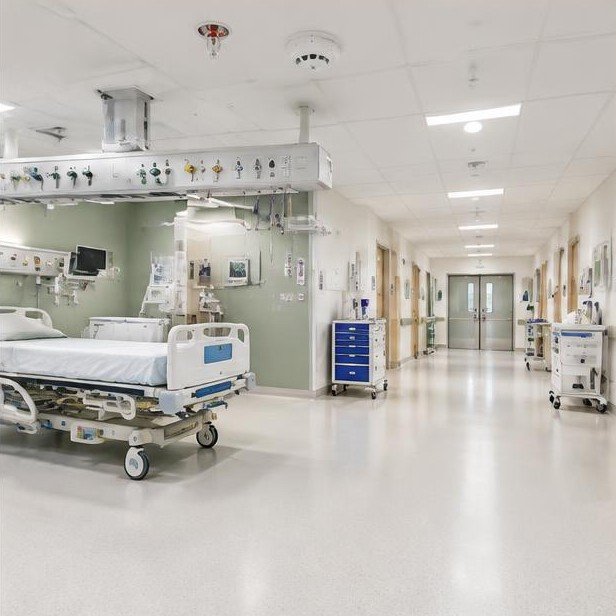Design concept visualization of mep & life-safety for healthcare