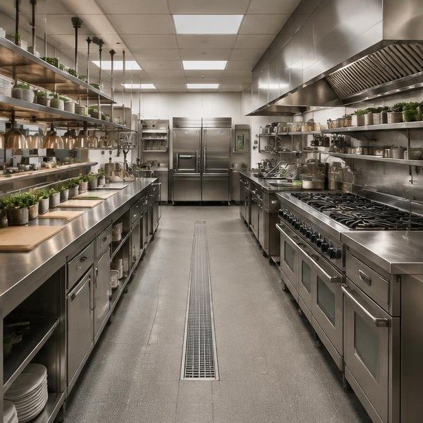 Design concept visualization of kitchen coordination for hotels & hospitality