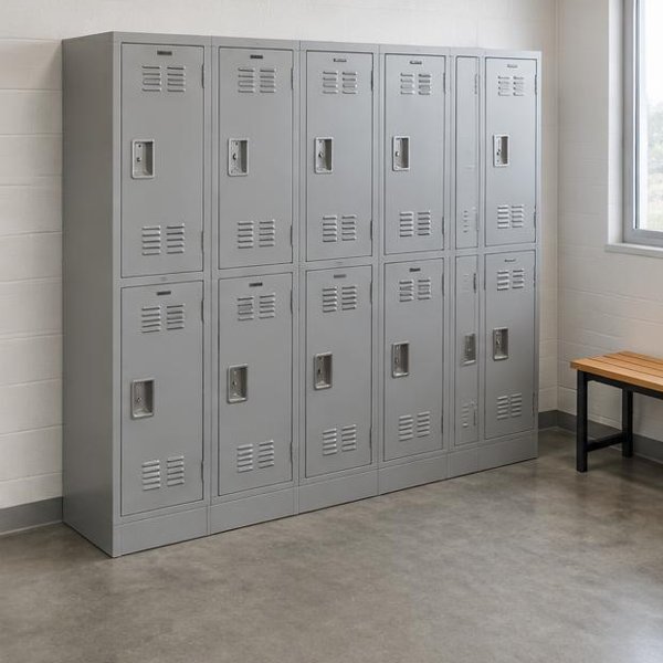 Staff lockers produced by Woods Genie for industrial facilities spaces