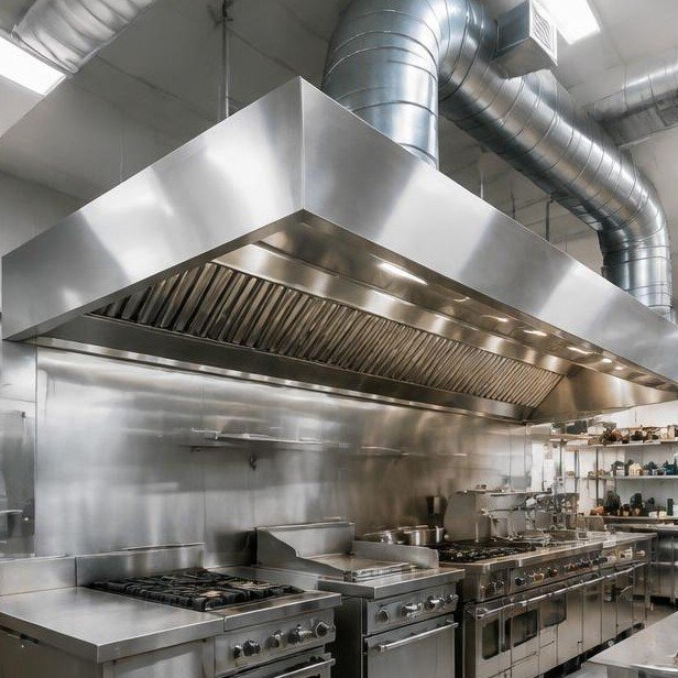 Design concept visualization of ventilation & exhaust for restaurants & f&b