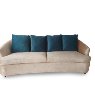 2 Seater Velvet Sofa