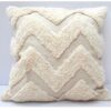 White Zig Zag Handmade Cushions