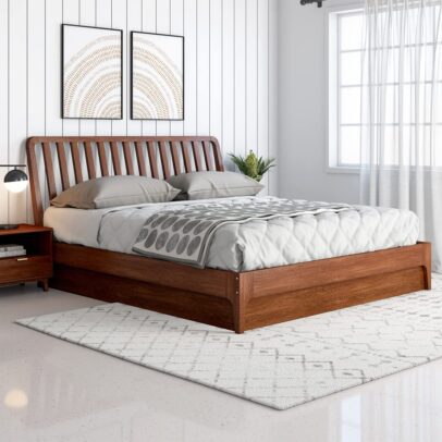 Quilted Low Floor Queen Bed
