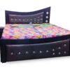 Dark Quilted Bed with Storage Box