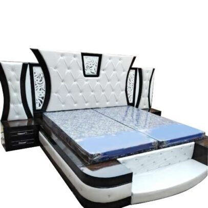 White Luxury Quilted Bed