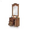 Carving Dresser with Mirror