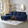LHS Sectional Cushioned Sofa