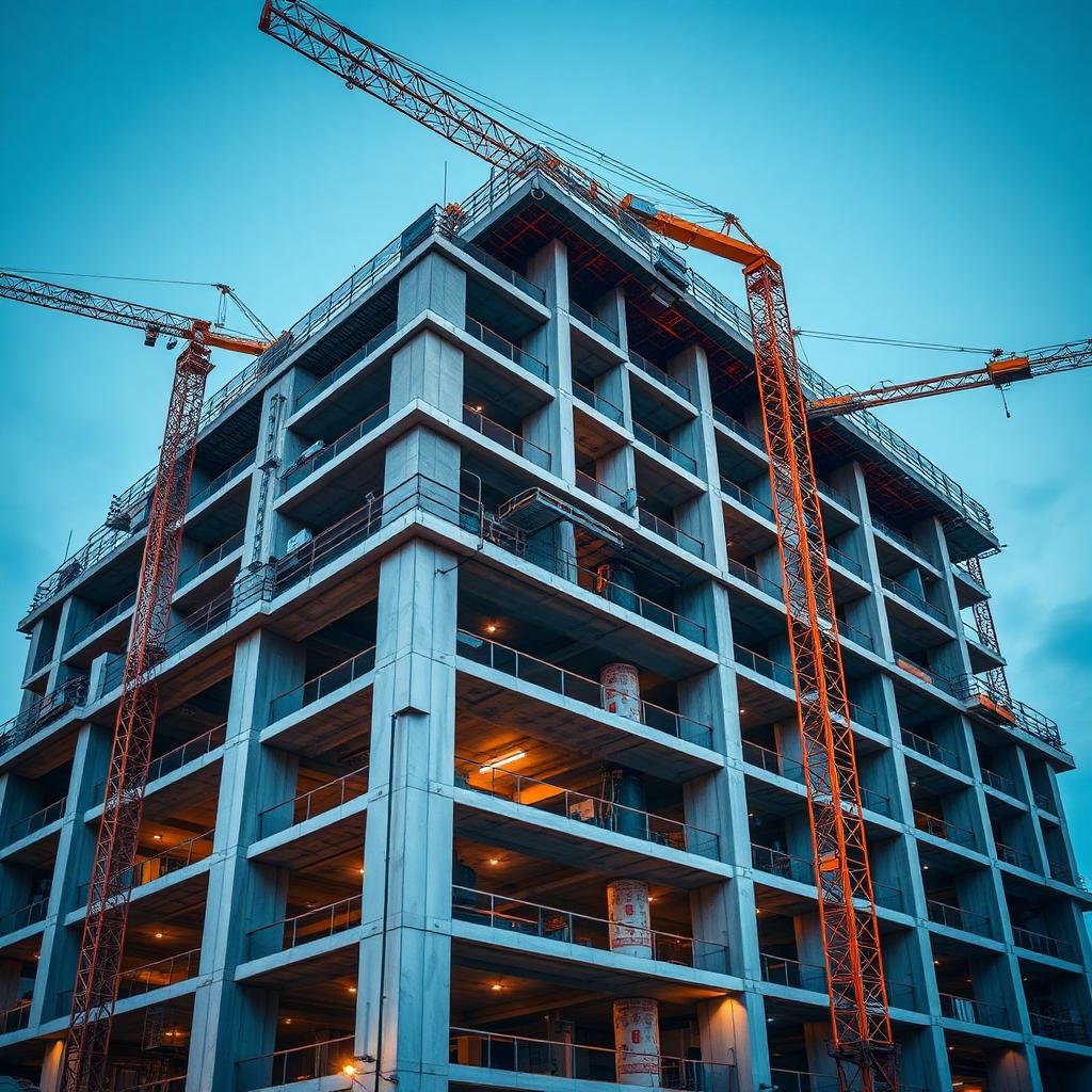 Service Building Construction
